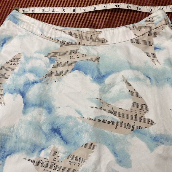 Anthropologie Maeve Songbird Music circle A-line Skirt size 6 - Picture 10 of 10